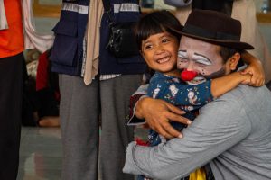 避難所で子どもの心ケア