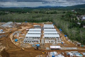 被災地仮設住宅、建設急ぐ