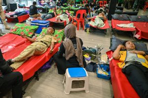 華人団体が献血