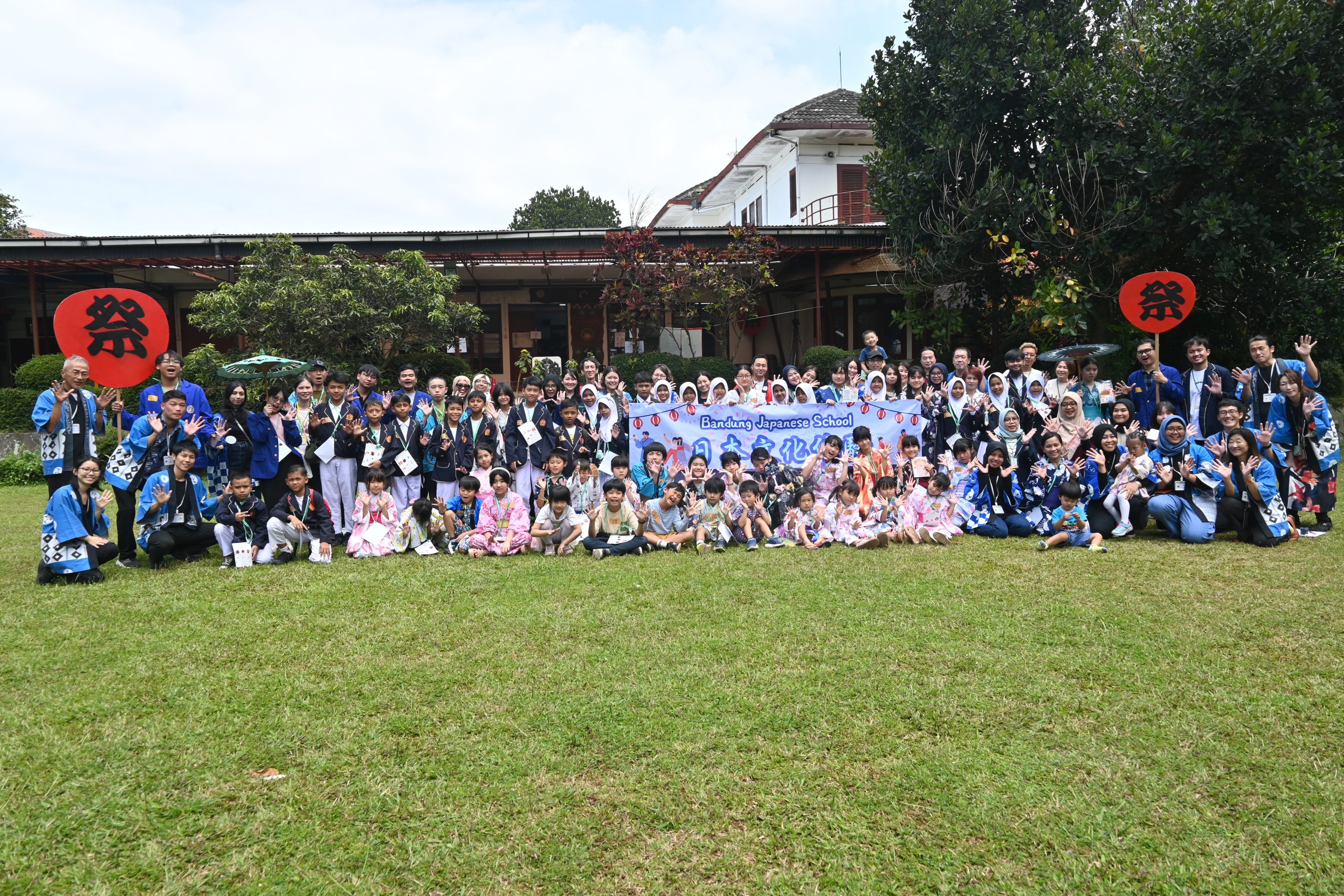 日本文化から新しい友人をーＢＪＳ日本文化体験 　地元の児童、学生を招待