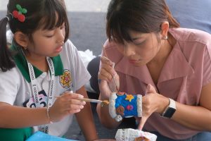 廃材で工作、親子で環境学ぶ