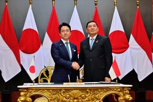 日イ防衛協力取り決めに署名ー海洋安保などで連携強化