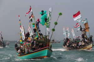 スンダの海で豊漁と安全祈願