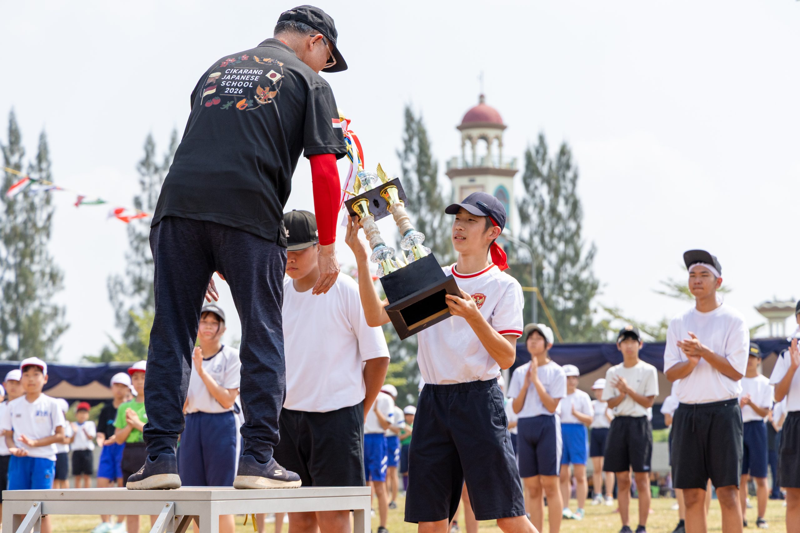 個性と全力で大接戦ーチカラン日本人学校（ＣＪＳ）で運動会