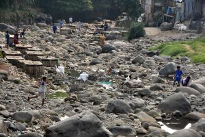 ボゴールで渇水が発生
