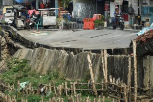 地盤沈下から5カ月経過