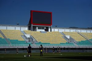 サポーター騒ぎで無観客試合