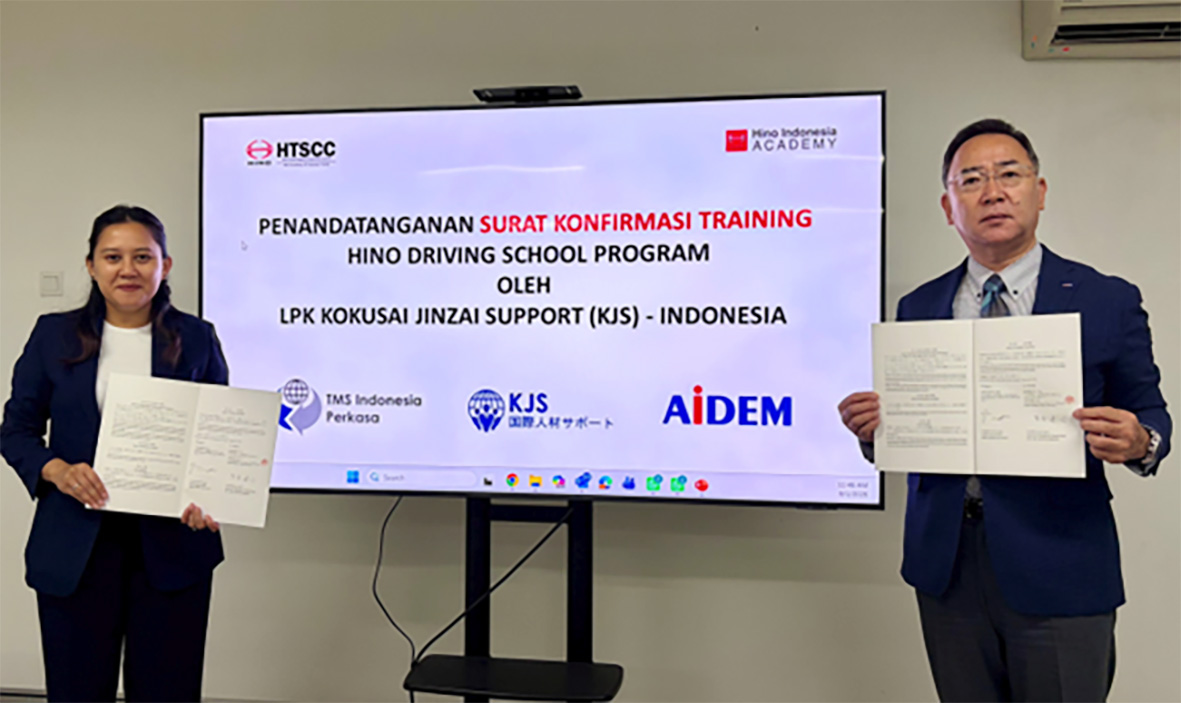 インドネシアで日本向け運転手を育成—アイデム、州営バスなどと連携