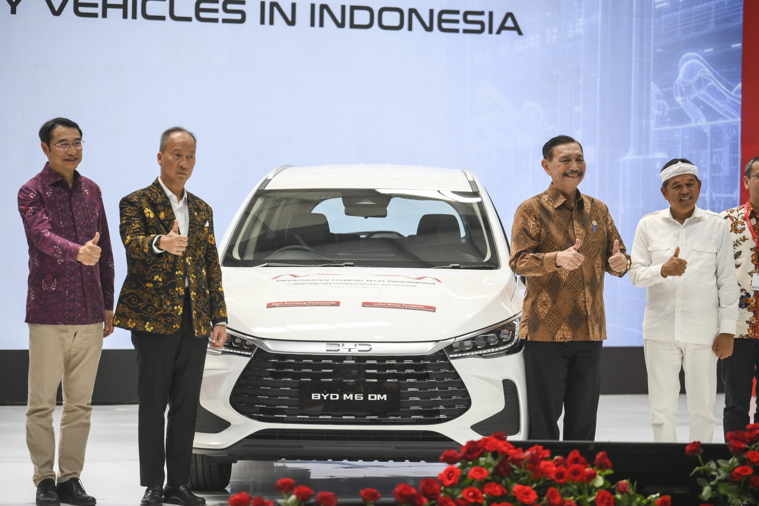 ＢＹＤ、インドネシアで初のＥＶ量産ー年産15万台、完成車輸入は停止