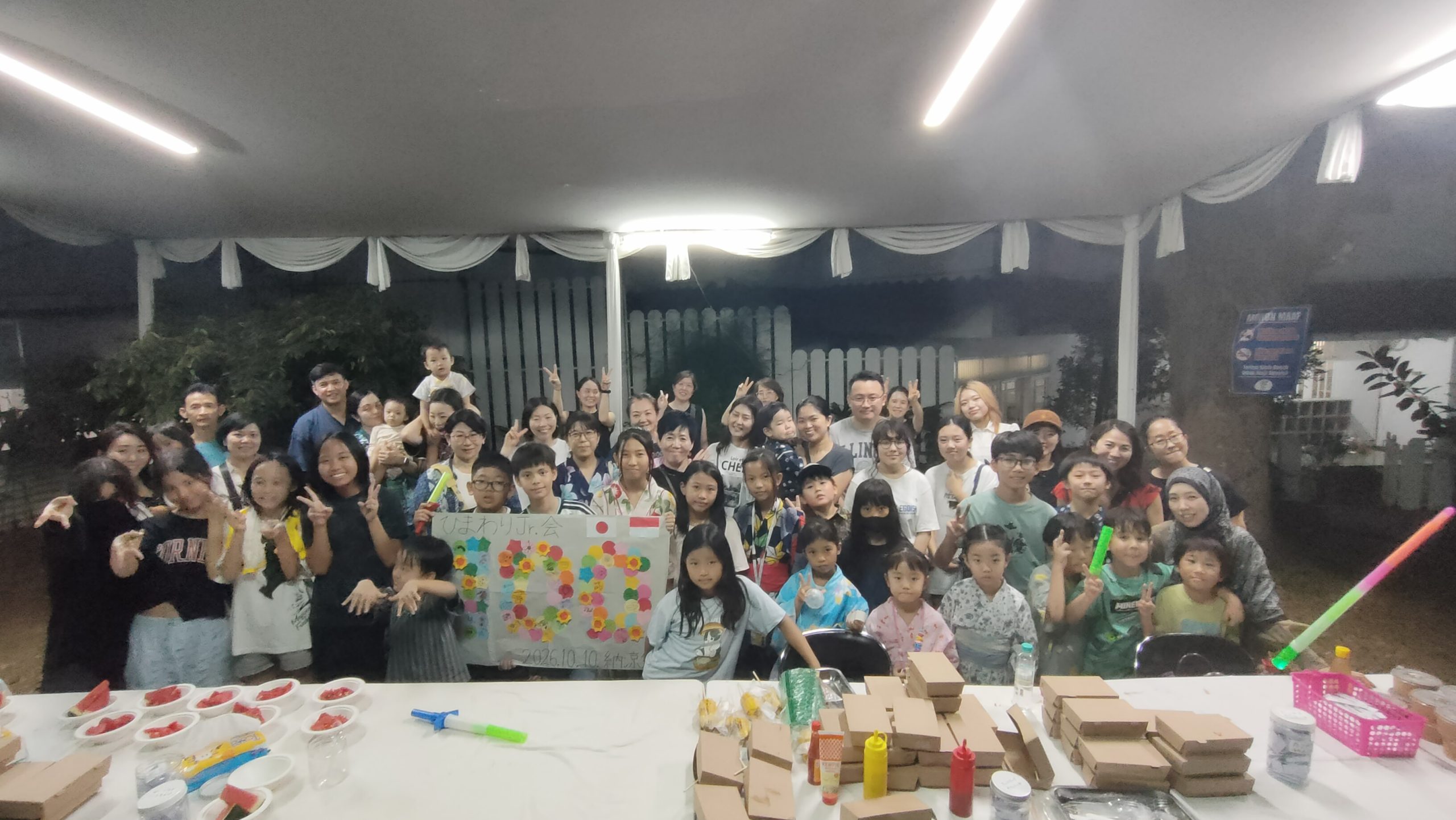日本の夏の行事楽しむー日本語おもしろJr.会が100回迎える