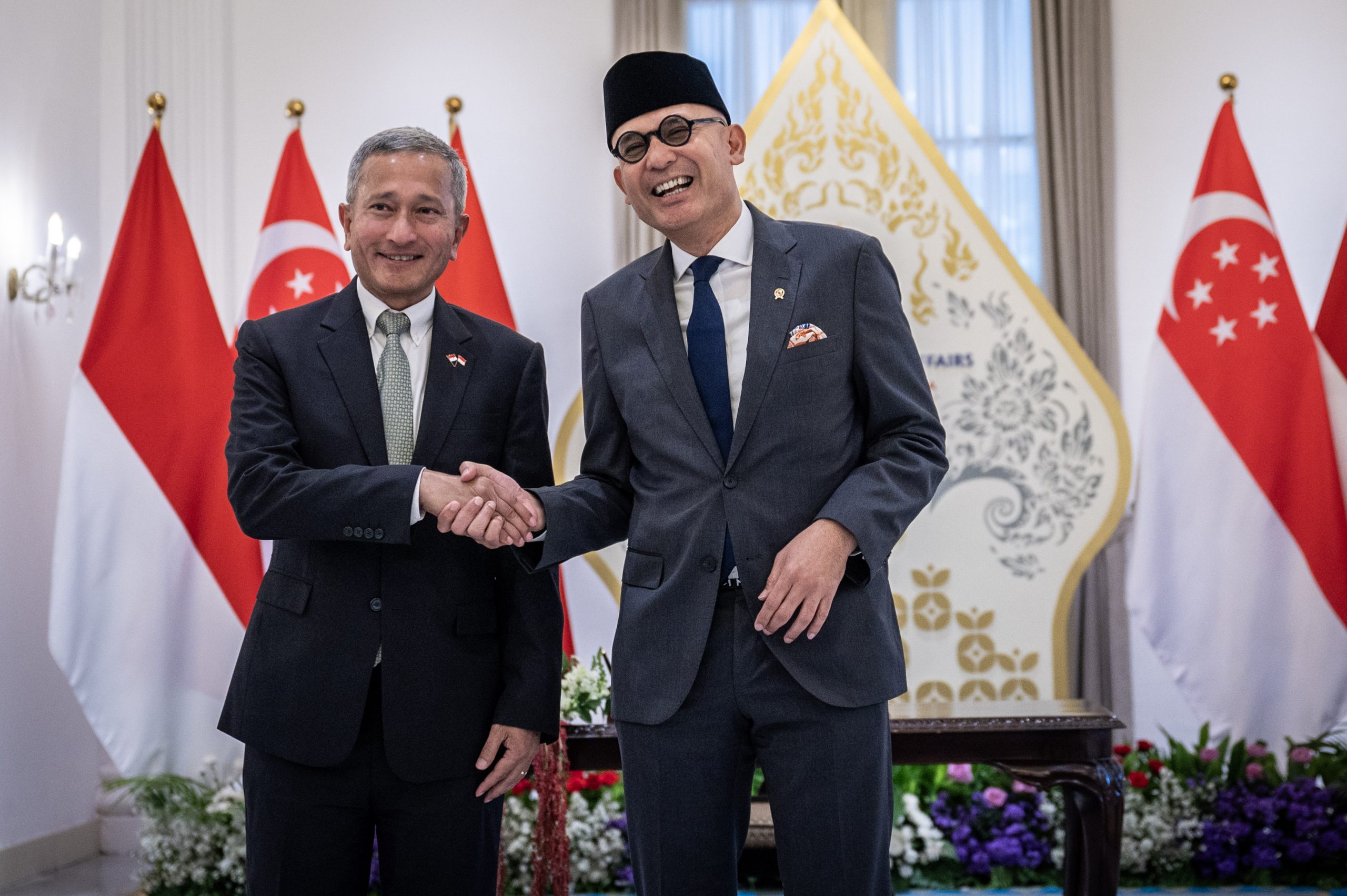 煙害対策へ共同組織設置ー大統領、シンガポール外相と会談