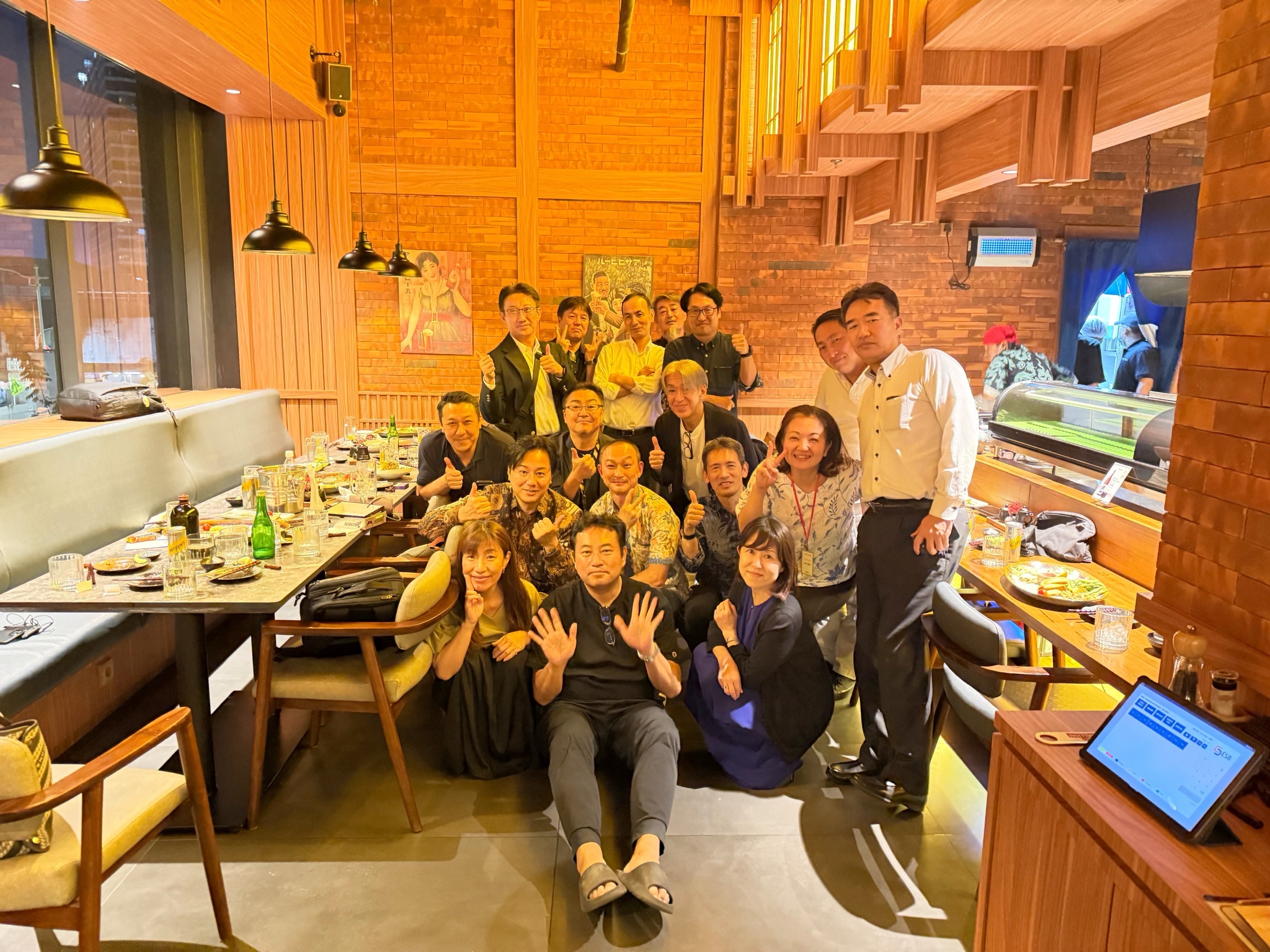 時間を忘れ大盛況ージャカルタ72会