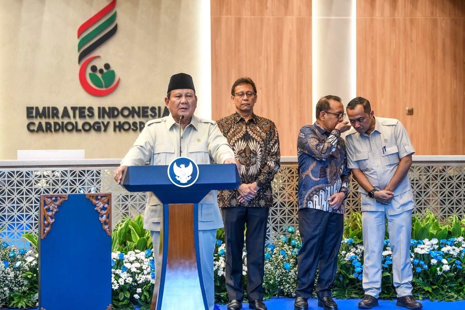 短信ニュース:エミレーツ協力心臓病院をプラボウォ大統領が開業